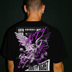 Angel Oversized T-Shirt – Limited Purple Strike Edition
