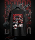 Demon Spirit Oversized T-Shirt – Japanese Oni Warrior Edition