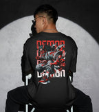 Demon Spirit Oversized T-Shirt – Japanese Oni Warrior Edition