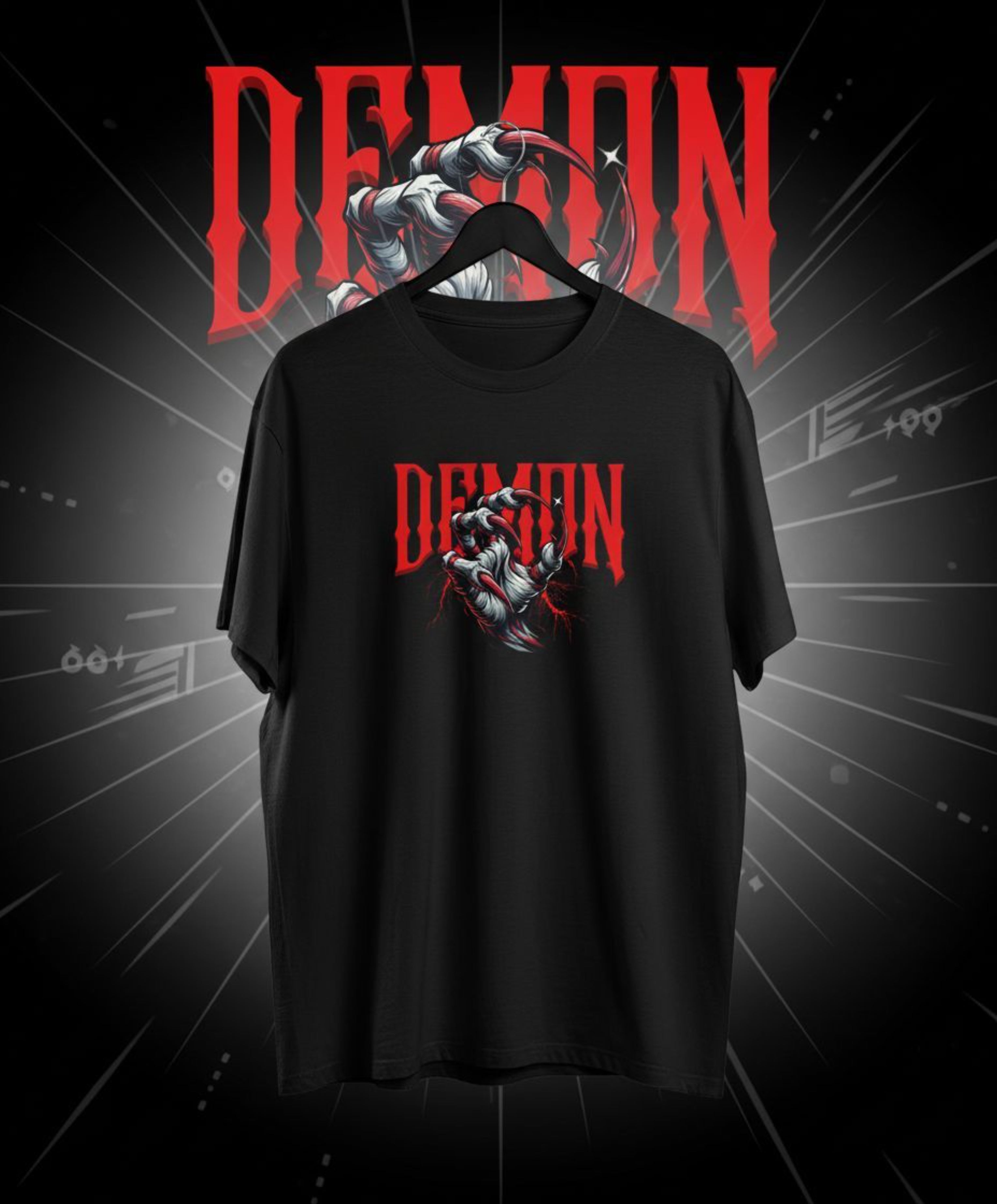 Demon Claws Oversized T-Shirt