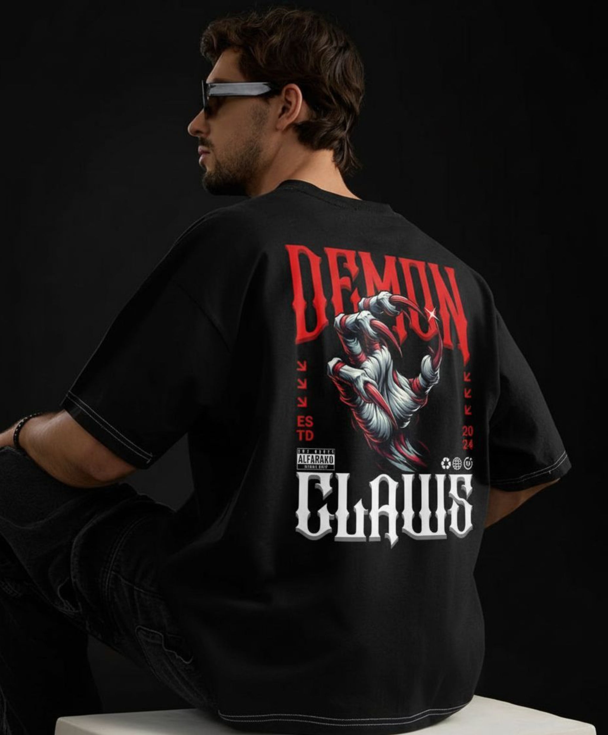 Demon Claws Oversized T-Shirt